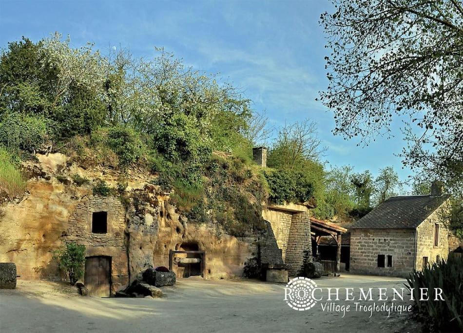 Maison 2-3 Pers Semi-Troglodyte Angers-Saumur Louresse-Rochemenier Buitenkant foto